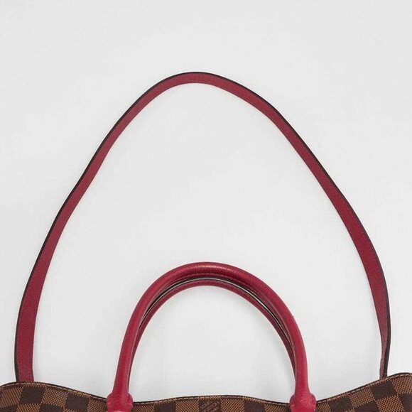 Louis Vuitton Lie De Vin Damier Canvas Riverside Tote Bag - Picture 9 of 12